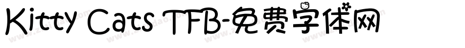 Kitty Cats TFB字体转换